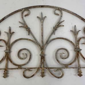 A Pair of French Iron Over Doors